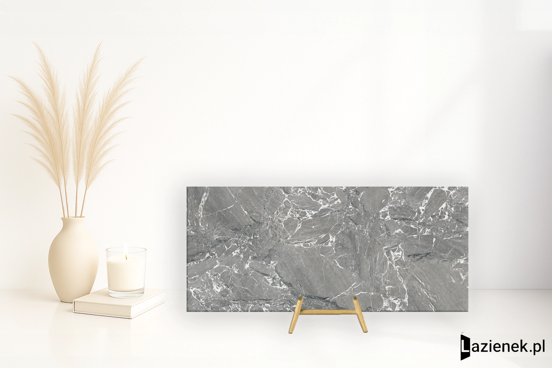 Graniti Fiandre Lexicon Maximum Arabescato Grigio naturalna 120x270 cm gr. 6 mm - płytka rektyfikowana / MLS33462712